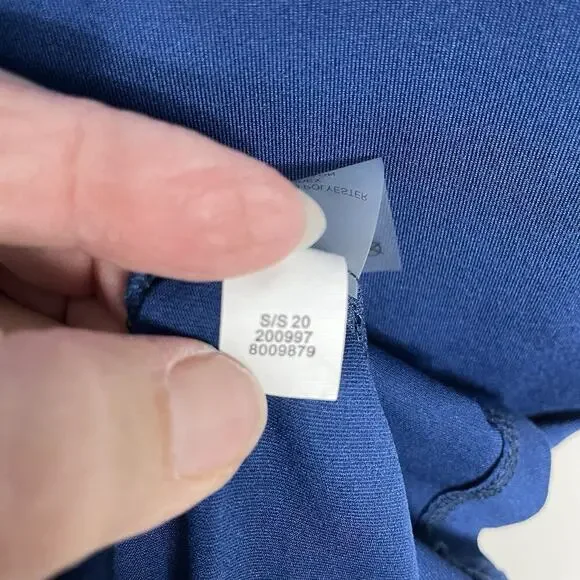 Title Nine Athletic Dress Sz S Blue Racer Back Pocket Tennis Pickleball Stretch - Picture 9 of 9